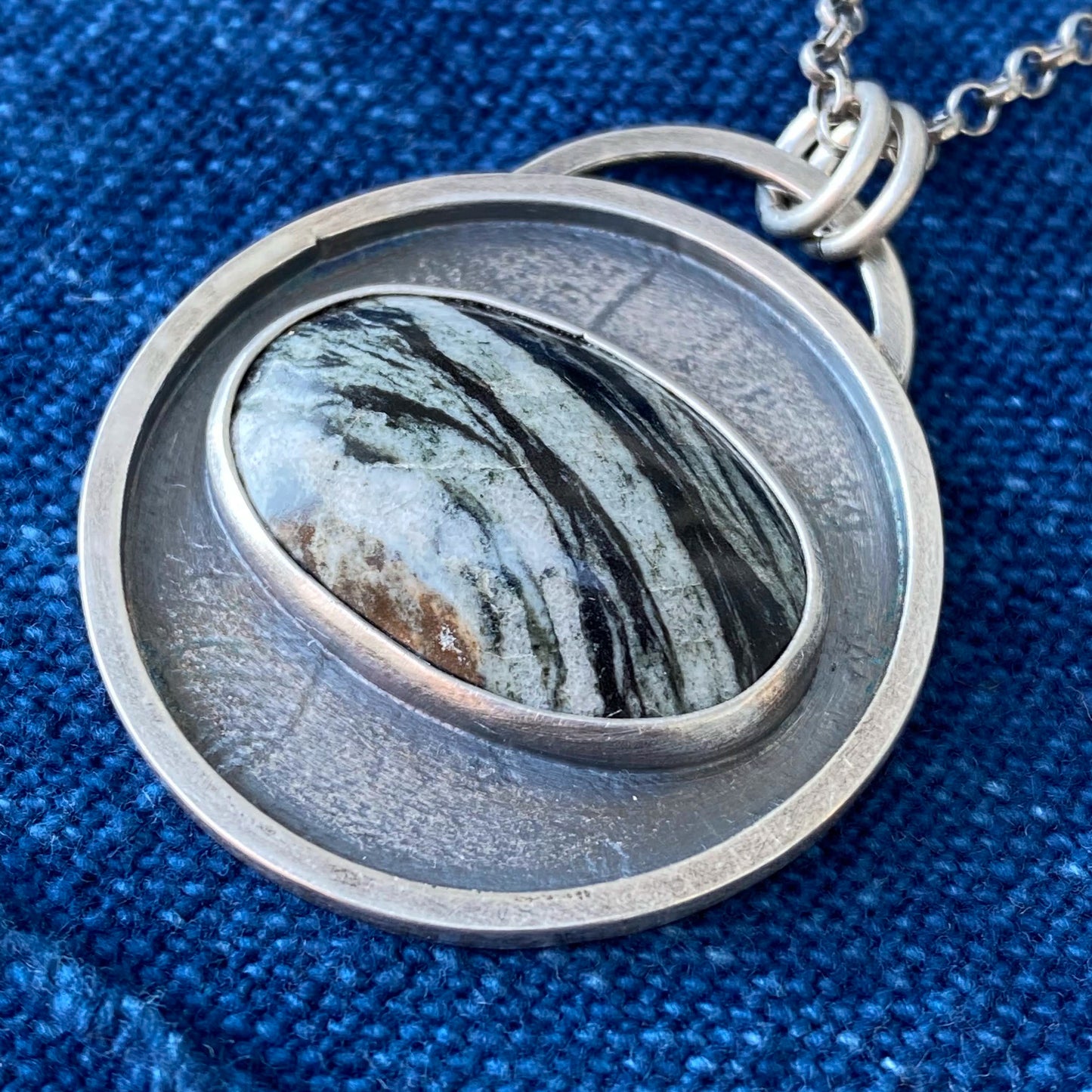 Whidbey Island Beach Stone Necklace | Washington