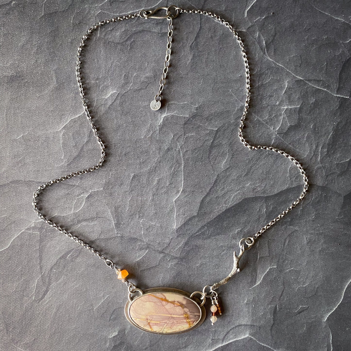Willow Creek Jasper Sterling Silver Necklace | Idaho