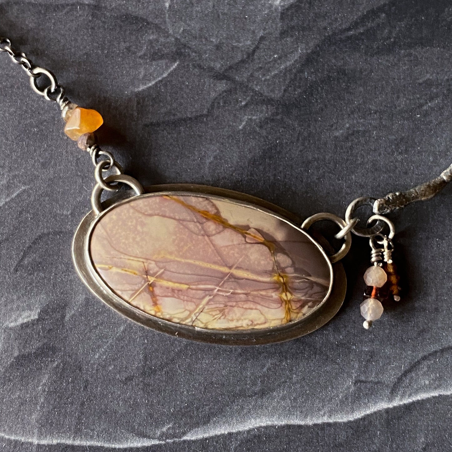 Willow Creek Jasper Sterling Silver Necklace | Idaho