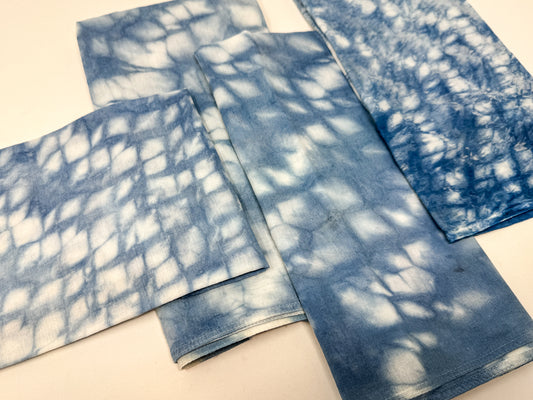 Indigo Dyed Organic Cotton Bandana