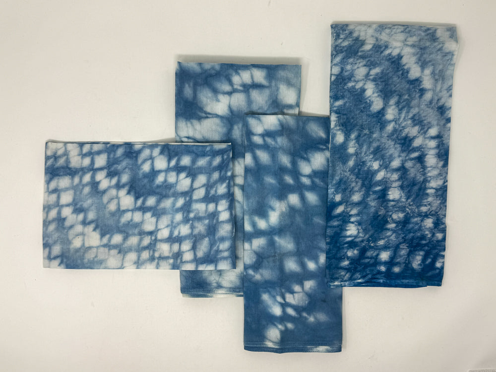Indigo Dyed Organic Cotton Bandana