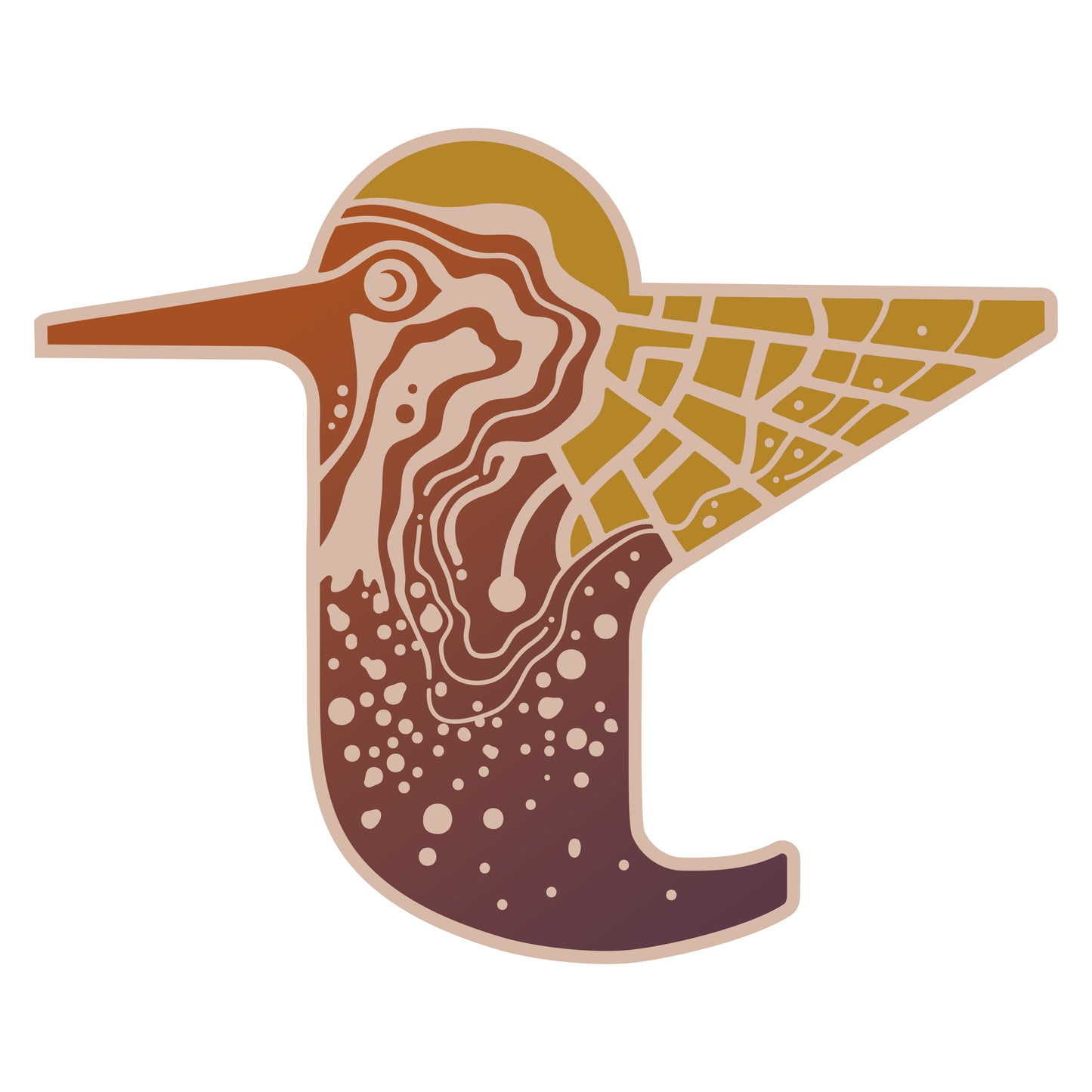 Little t Die-Cut Sticker